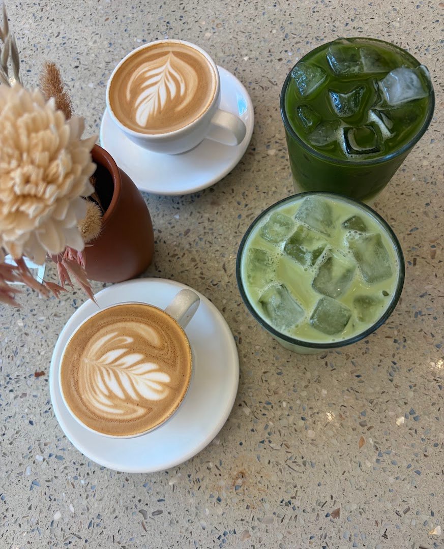 Coffee at Dart Coffee Co, specialty coffee shop in Santa Barbara