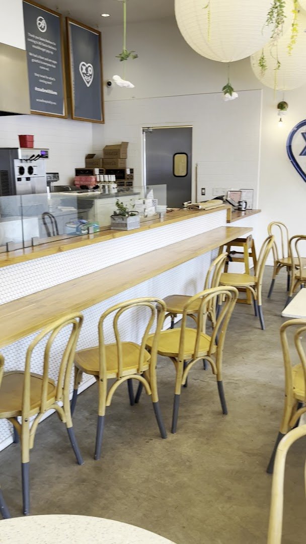 Interior of Dart Coffee Co, specialty coffee shop in Santa Barbara