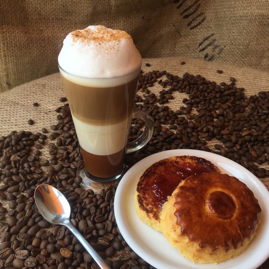 Coffee at Café La Finca Lina, specialty coffee shop in Mexico City