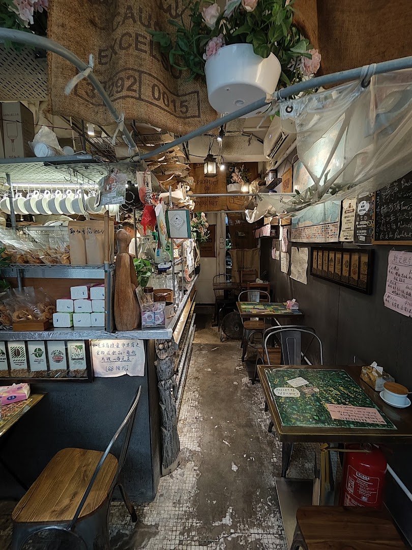 Interior of Happiness Single Coffee, specialty coffee shop in Hong Kong