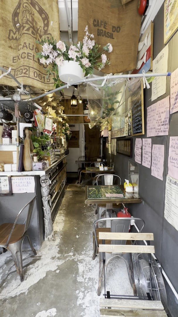 Interior of Happiness Single Coffee, specialty coffee shop in Hong Kong