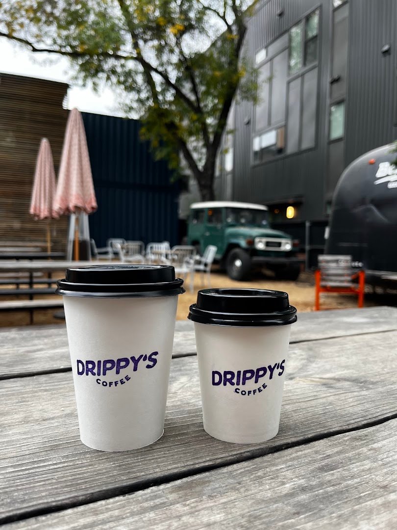 Coffee at Drippy’s Coffee, specialty coffee shop in San Antonio
