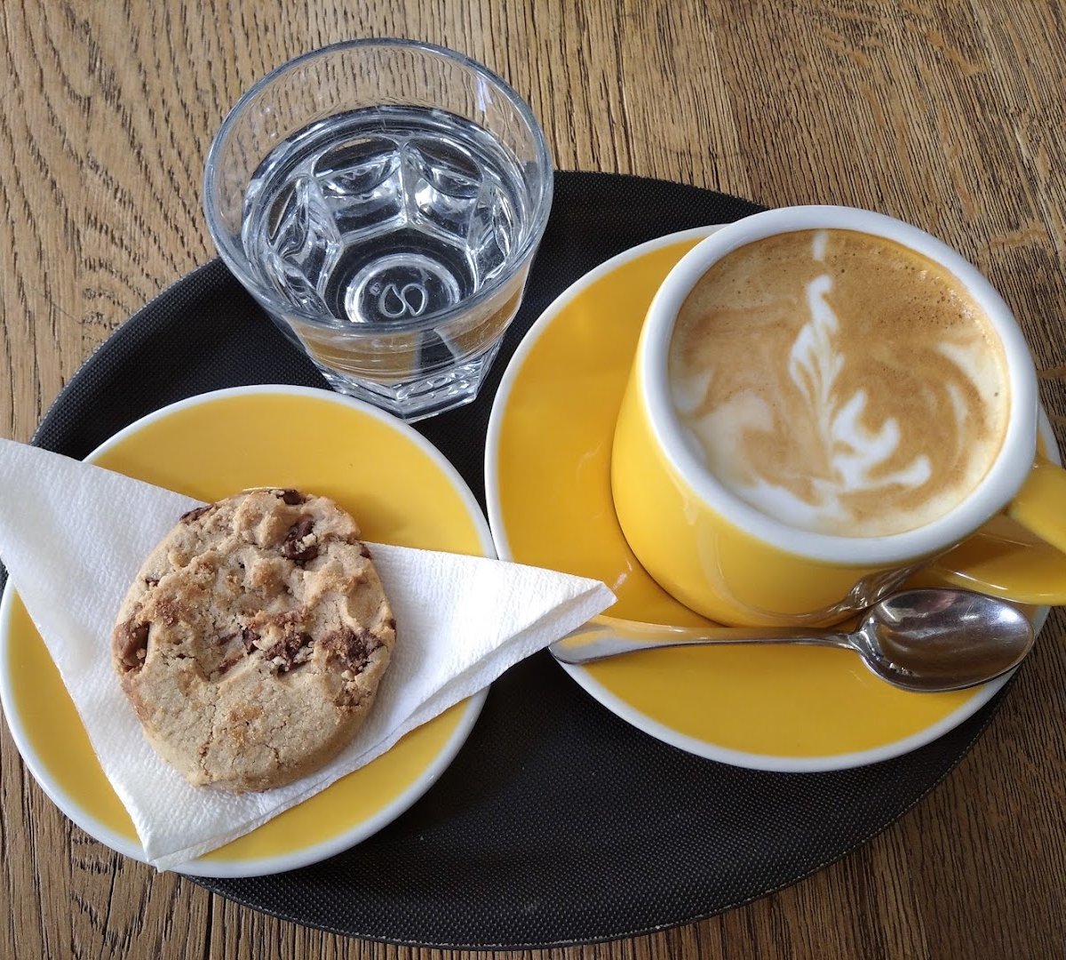 Coffee at Prostě Dobrý Kafe, specialty coffee shop in Prague