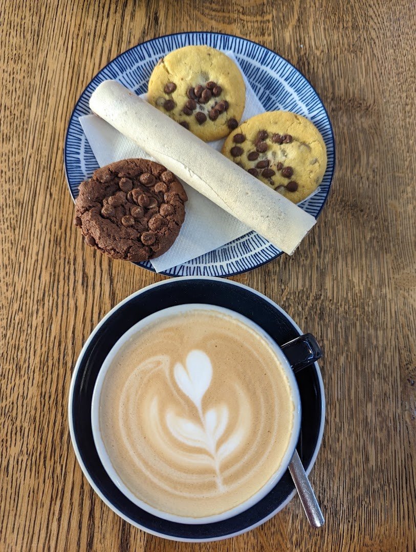 Coffee at Prostě Dobrý Kafe, specialty coffee shop in Prague
