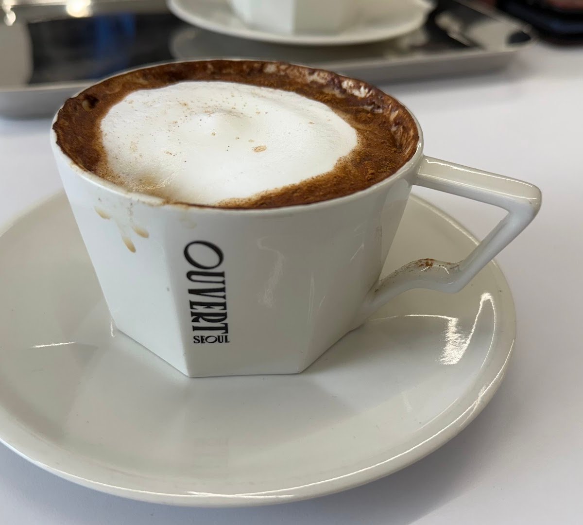 Coffee at Ouvert Seoul, specialty coffee shop in Seoul