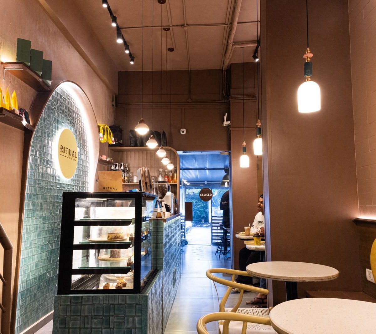 Interior of RITUAL daily coffee, specialty coffee shop in Mumbai