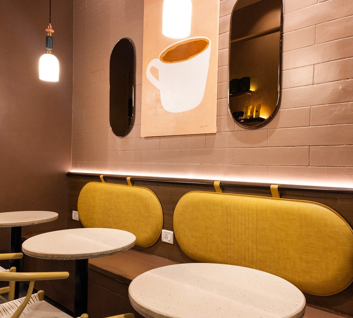 Interior of RITUAL daily coffee, specialty coffee shop in Mumbai