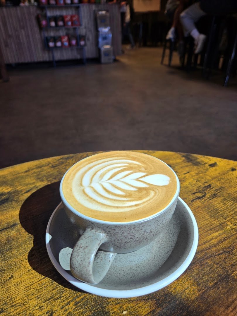 Coffee at Jaunt Coffee Roasters, specialty coffee shop in San Diego