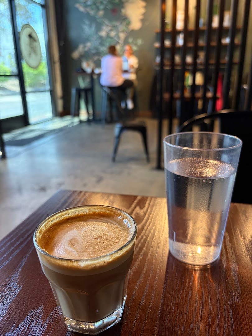 Coffee at Jaunt Coffee Roasters, specialty coffee shop in San Diego