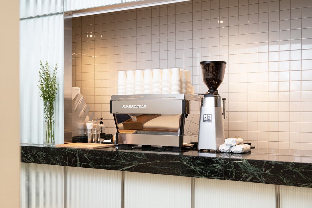 Interior of Hypebeans, specialty coffee shop in Hong Kong