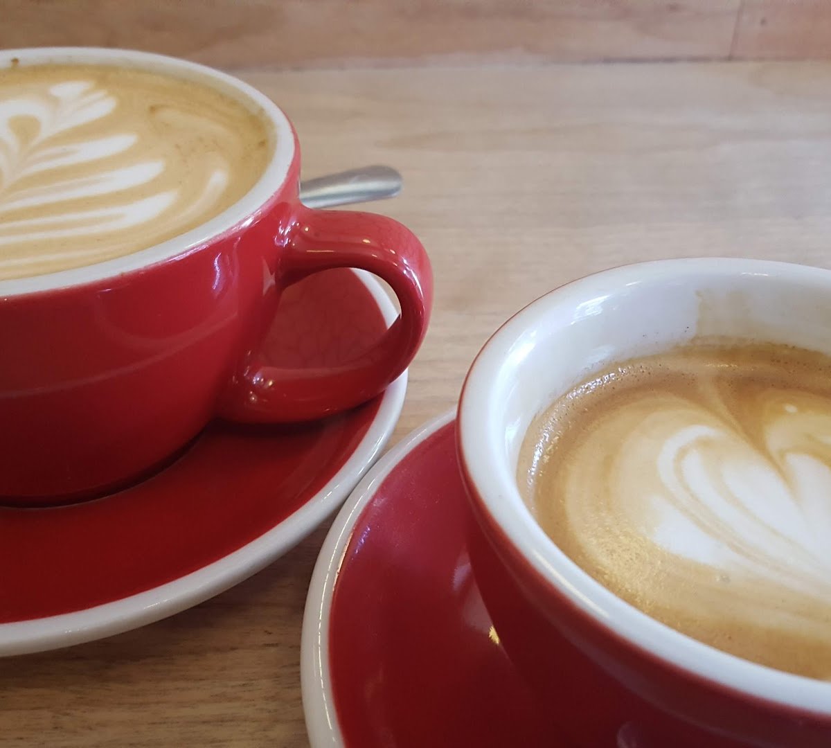 Coffee at Lapin Pressé, specialty coffee shop in Montreal