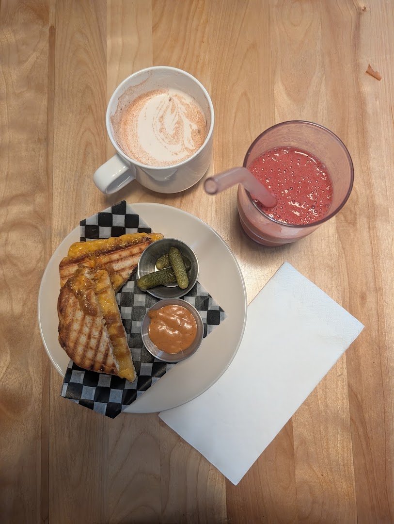 Coffee at Lapin Pressé, specialty coffee shop in Montreal