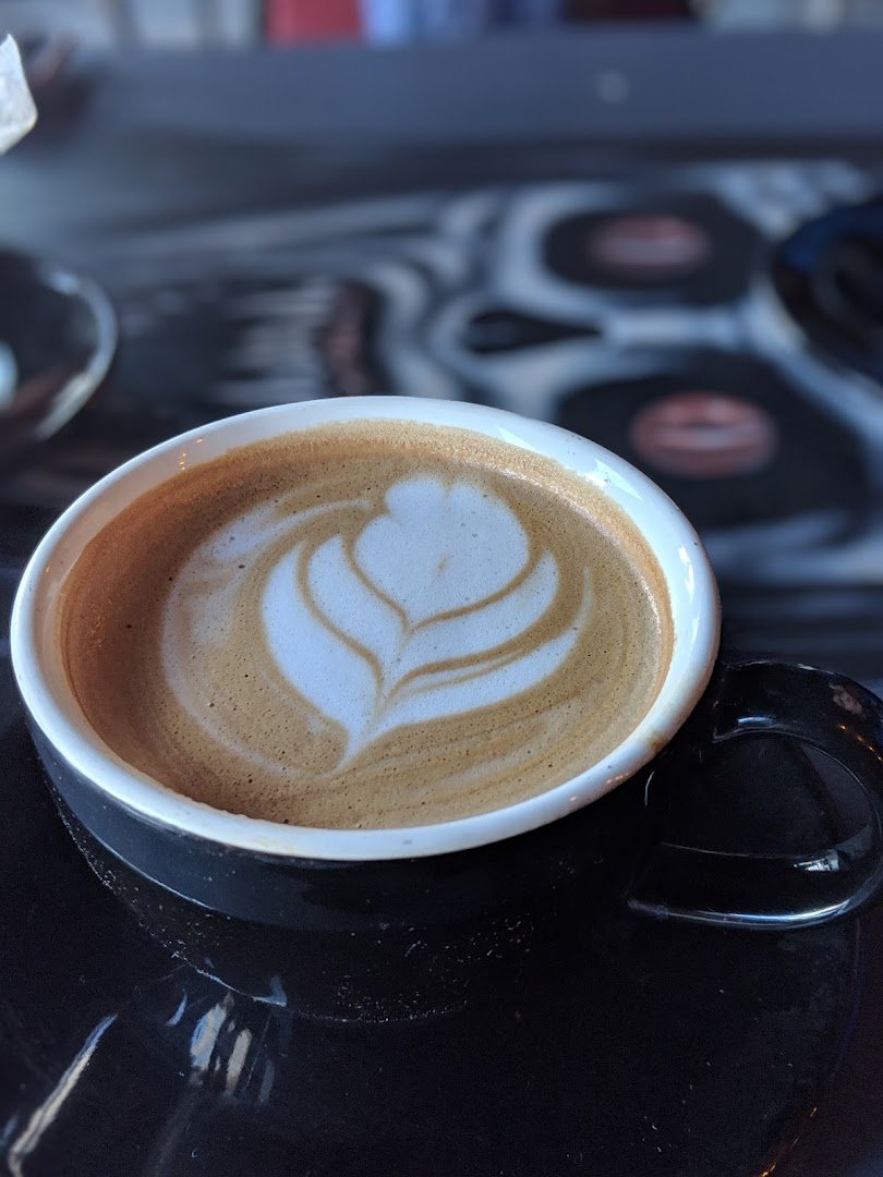 Coffee at Grim Wizard Coffee, specialty coffee shop in Pittsburgh