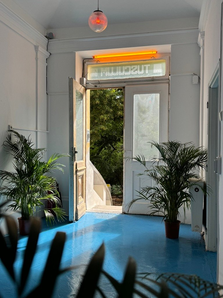 Interior of Tusculum Coffee point, specialty coffee shop in Prague