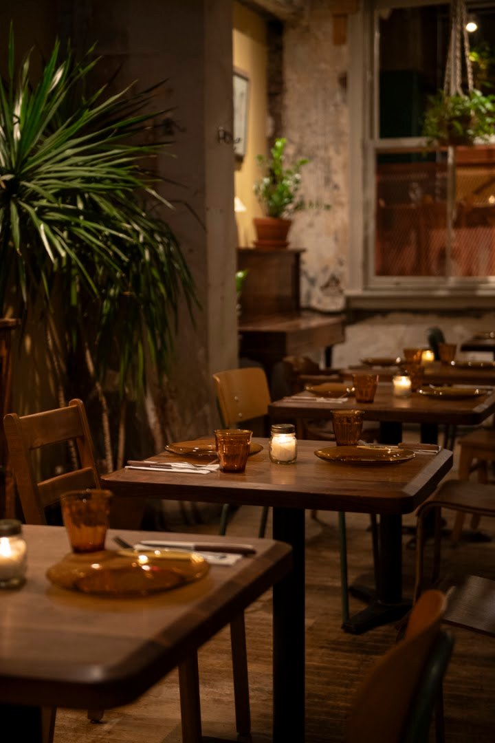Interior of Café Parvis, specialty coffee shop in Montreal