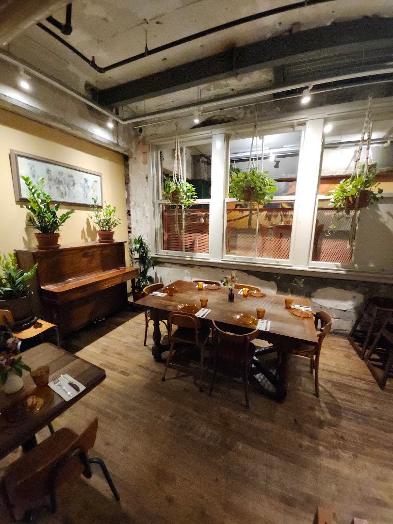Interior of Café Parvis, specialty coffee shop in Montreal