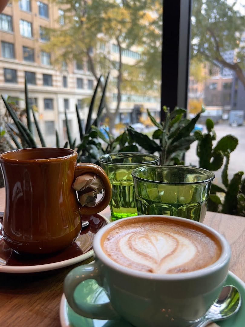 Coffee at Café Parvis, specialty coffee shop in Montreal