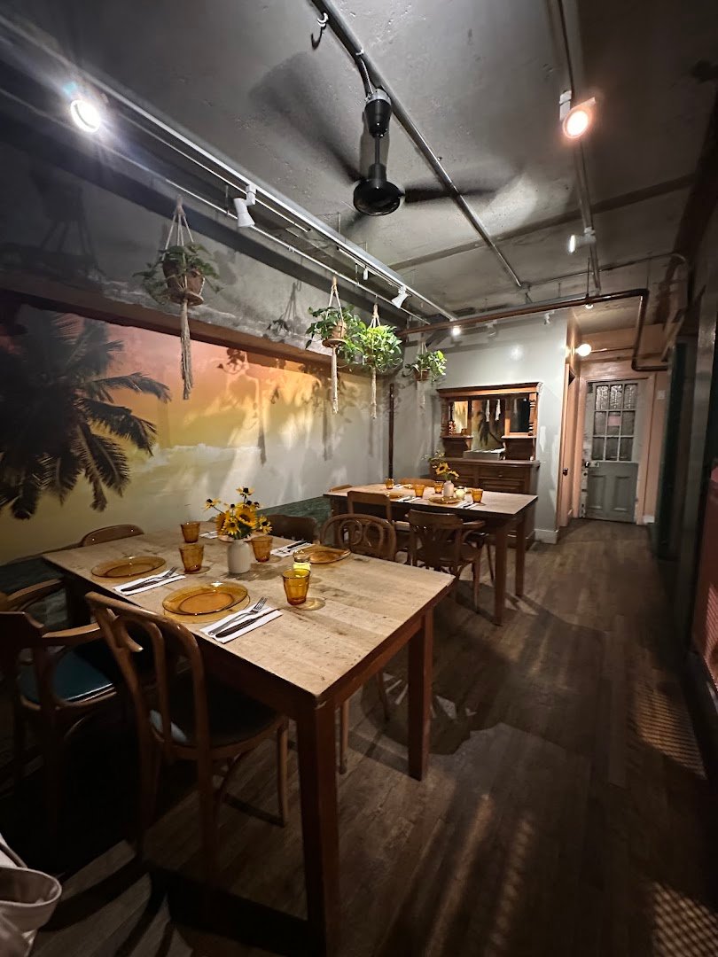 Interior of Café Parvis, specialty coffee shop in Montreal