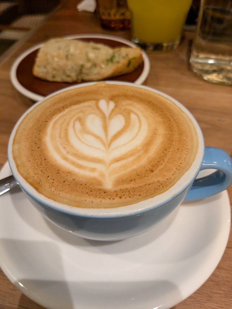 Coffee at Café Parvis, specialty coffee shop in Montreal