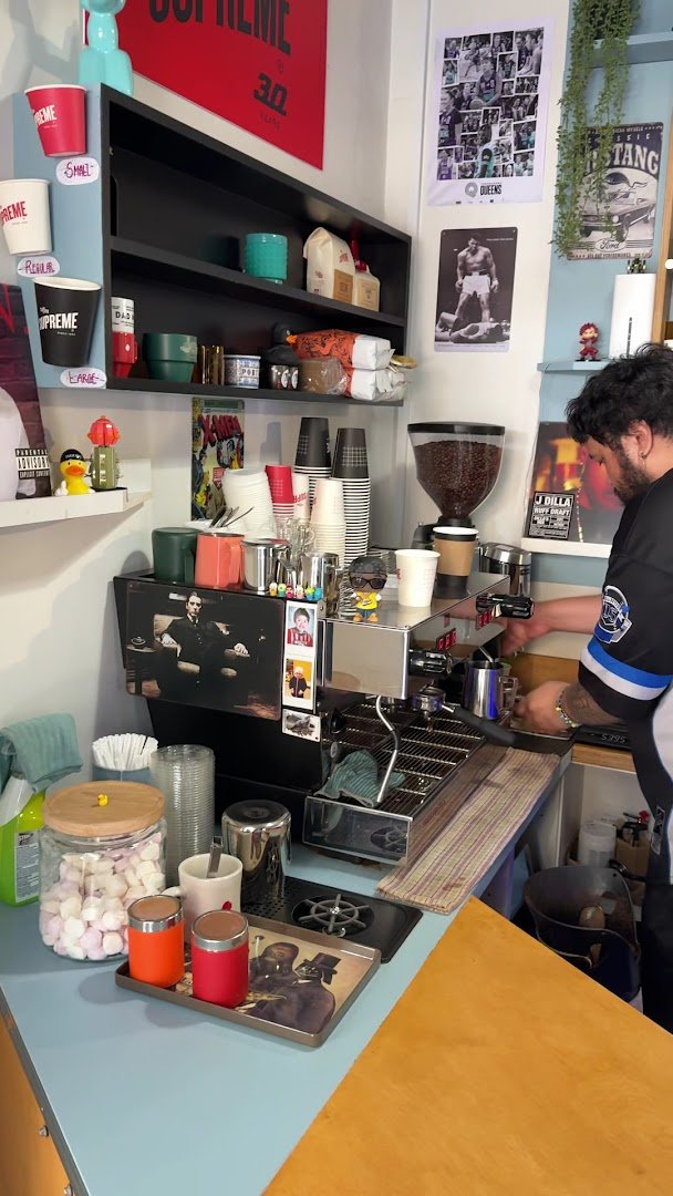 Interior of Dylan's, specialty coffee shop in Wellington