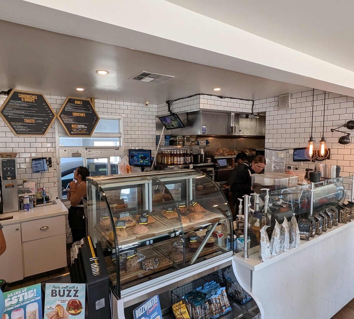 Interior of Better Buzz Coffee Point Loma, specialty coffee shop in San Diego
