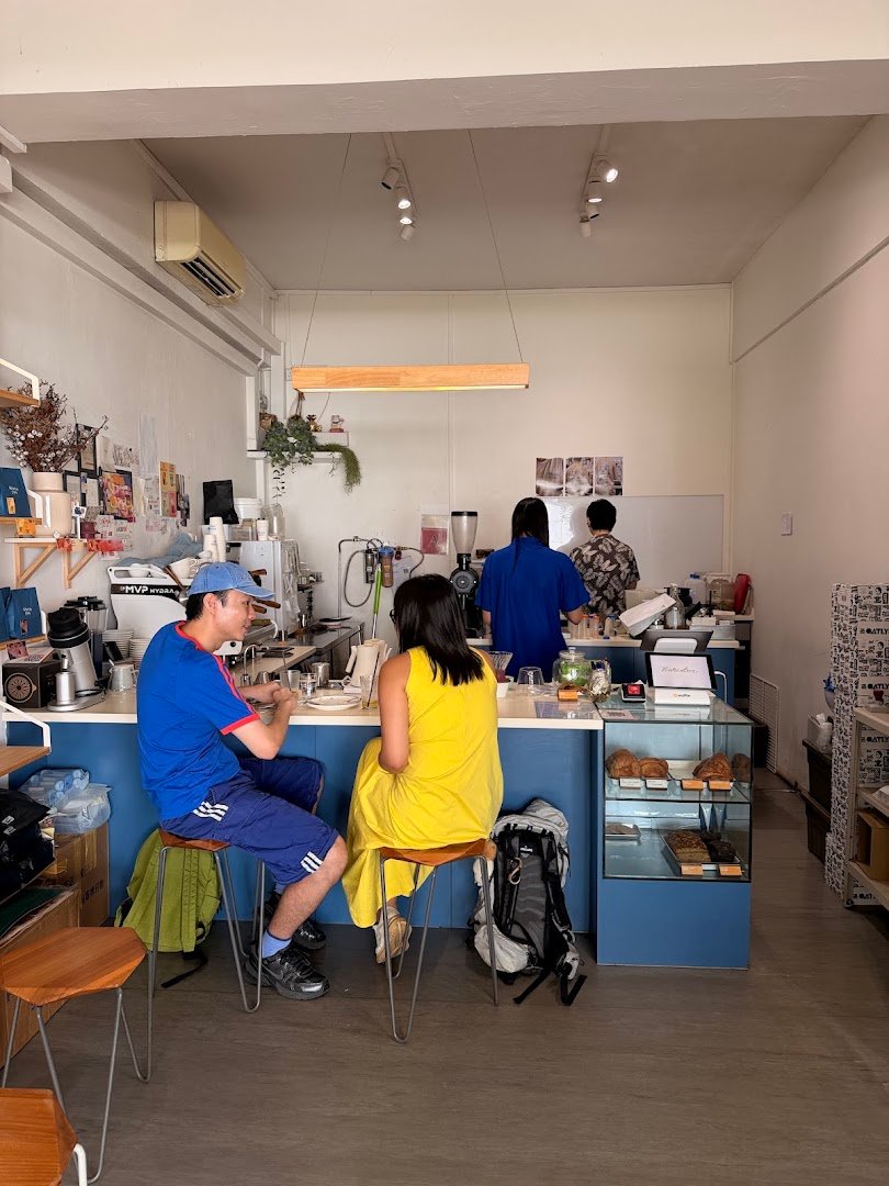 Interior of Narrative Coffee Stand, specialty coffee shop in Singapore