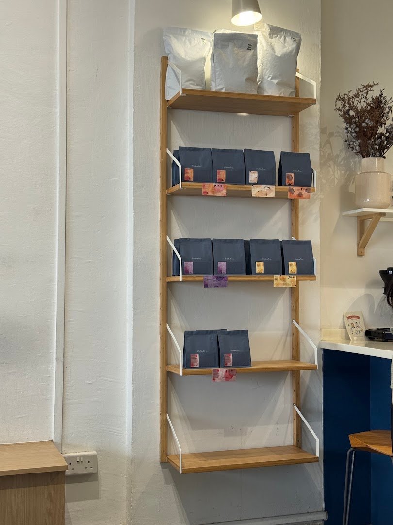 Interior of Narrative Coffee Stand, specialty coffee shop in Singapore