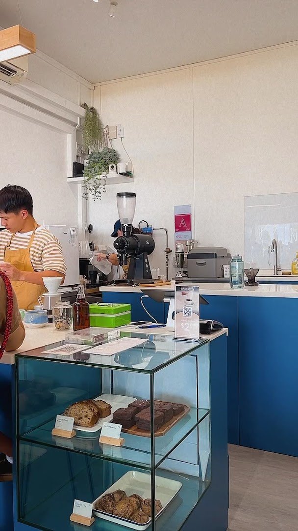 Interior of Narrative Coffee Stand, specialty coffee shop in Singapore