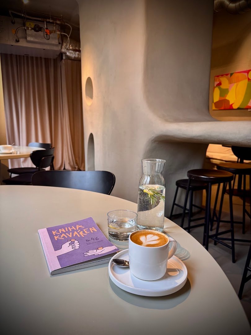 Coffee at EFSY, specialty coffee shop in Prague