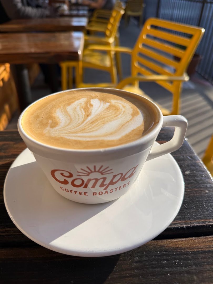 Coffee at COMPA COFFEE ROASTERS, specialty coffee shop in San Diego