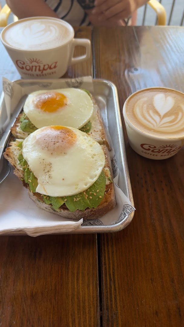 Food at COMPA COFFEE ROASTERS, specialty coffee shop in San Diego