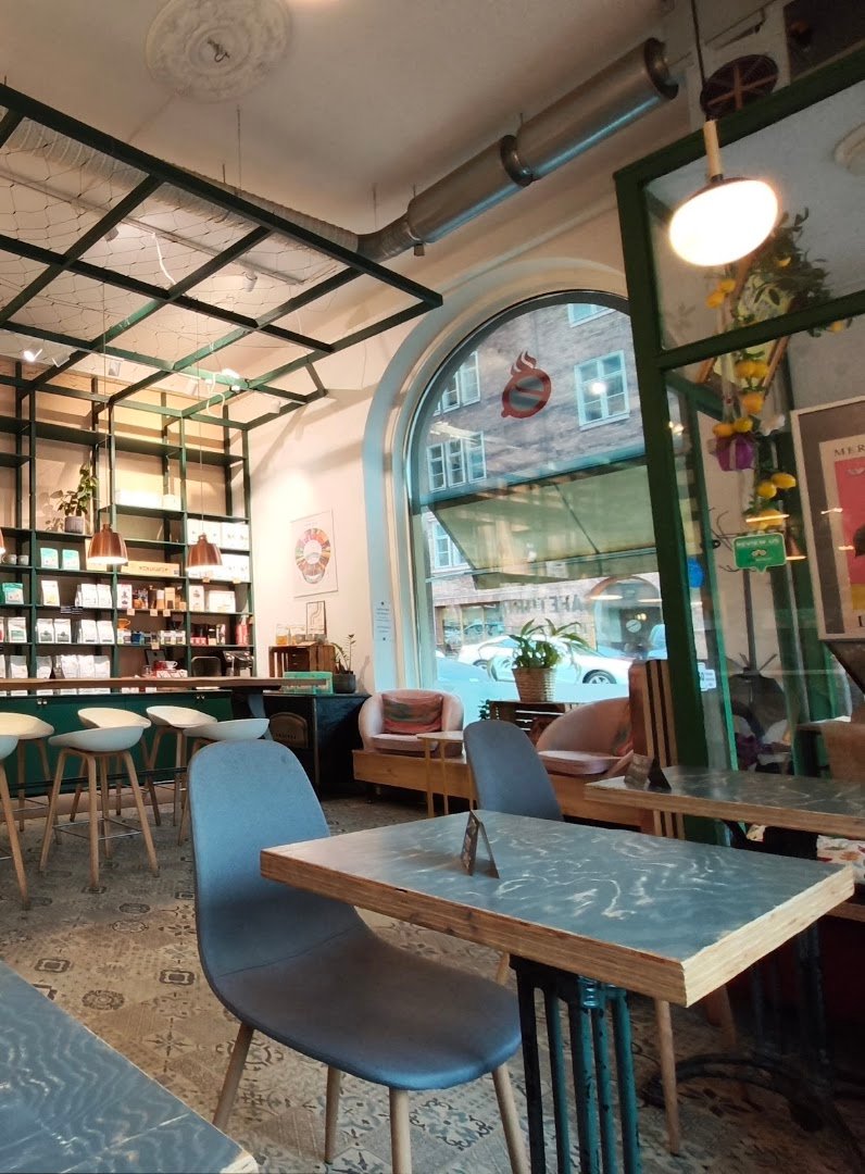 Interior of Cafetoria Café & Shop, specialty coffee shop in Helsinki