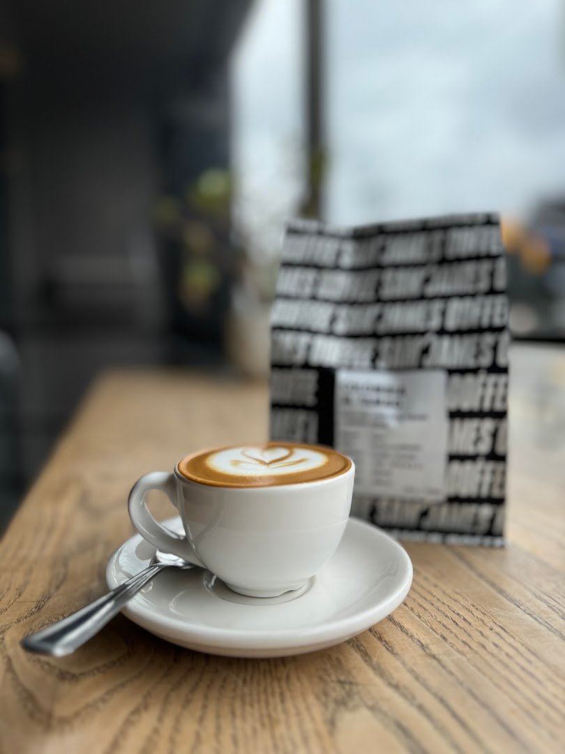Coffee at Sam James Coffee Bar - Harbord, specialty coffee shop in Toronto