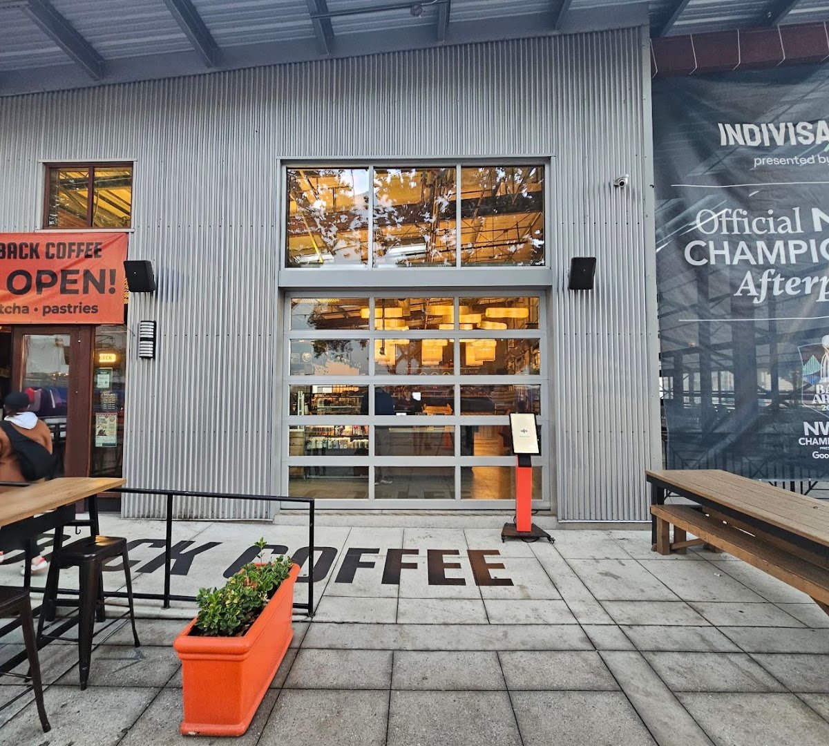 Storefront of Playback Coffee, specialty coffee shop in San Jose