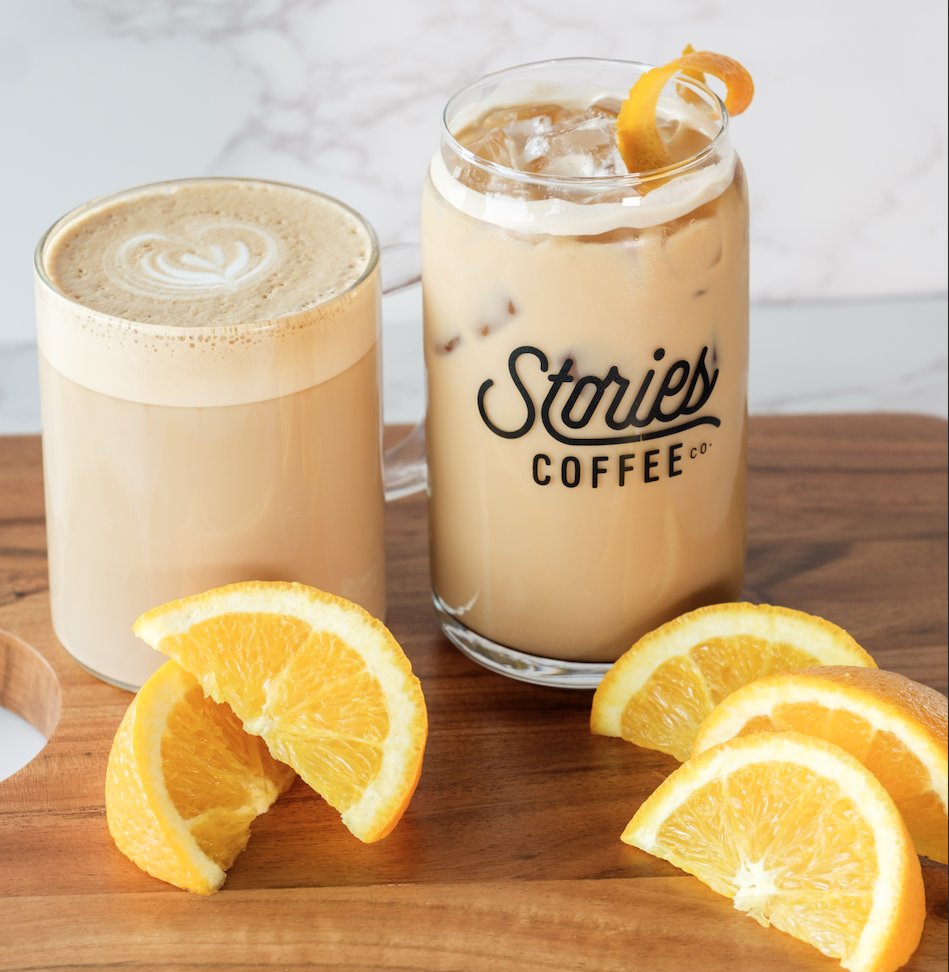 Coffee at Stories Coffee Company, specialty coffee shop in Omaha