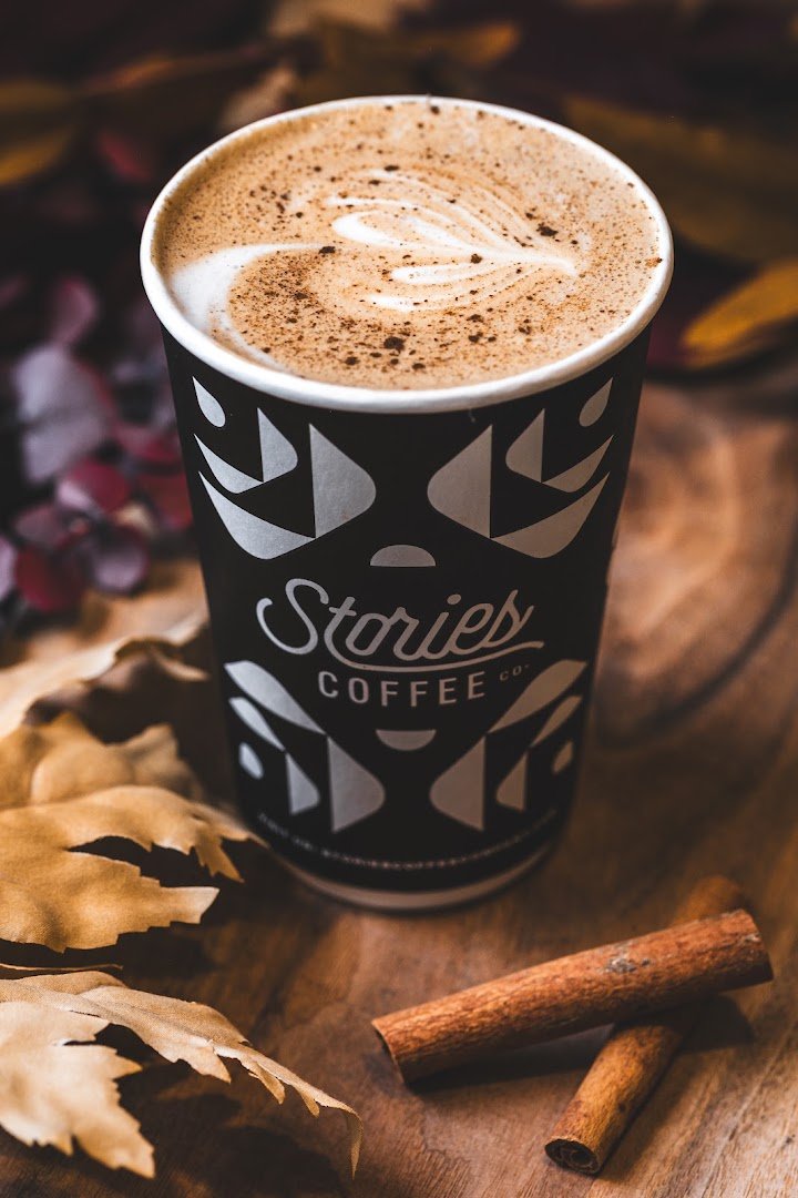 Coffee at Stories Coffee Company, specialty coffee shop in Omaha
