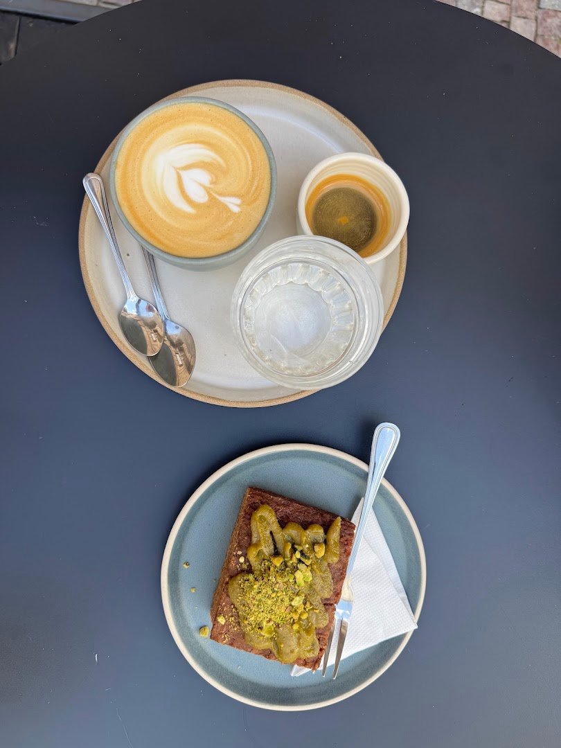 Coffee at Vratislavka, specialty coffee shop in Prague