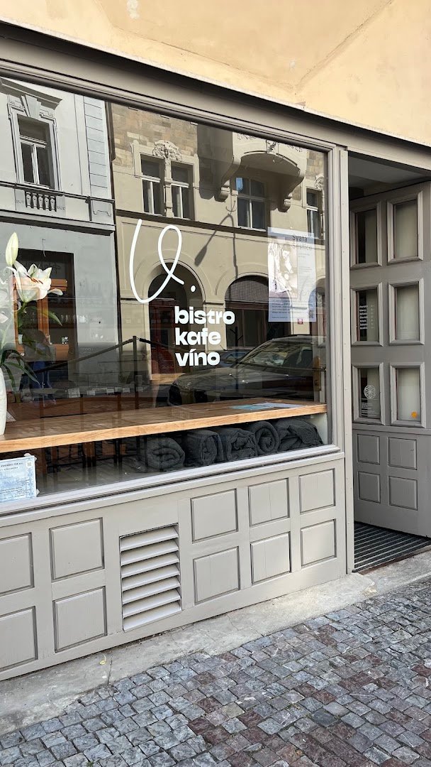 Storefront of Vratislavka, specialty coffee shop in Prague