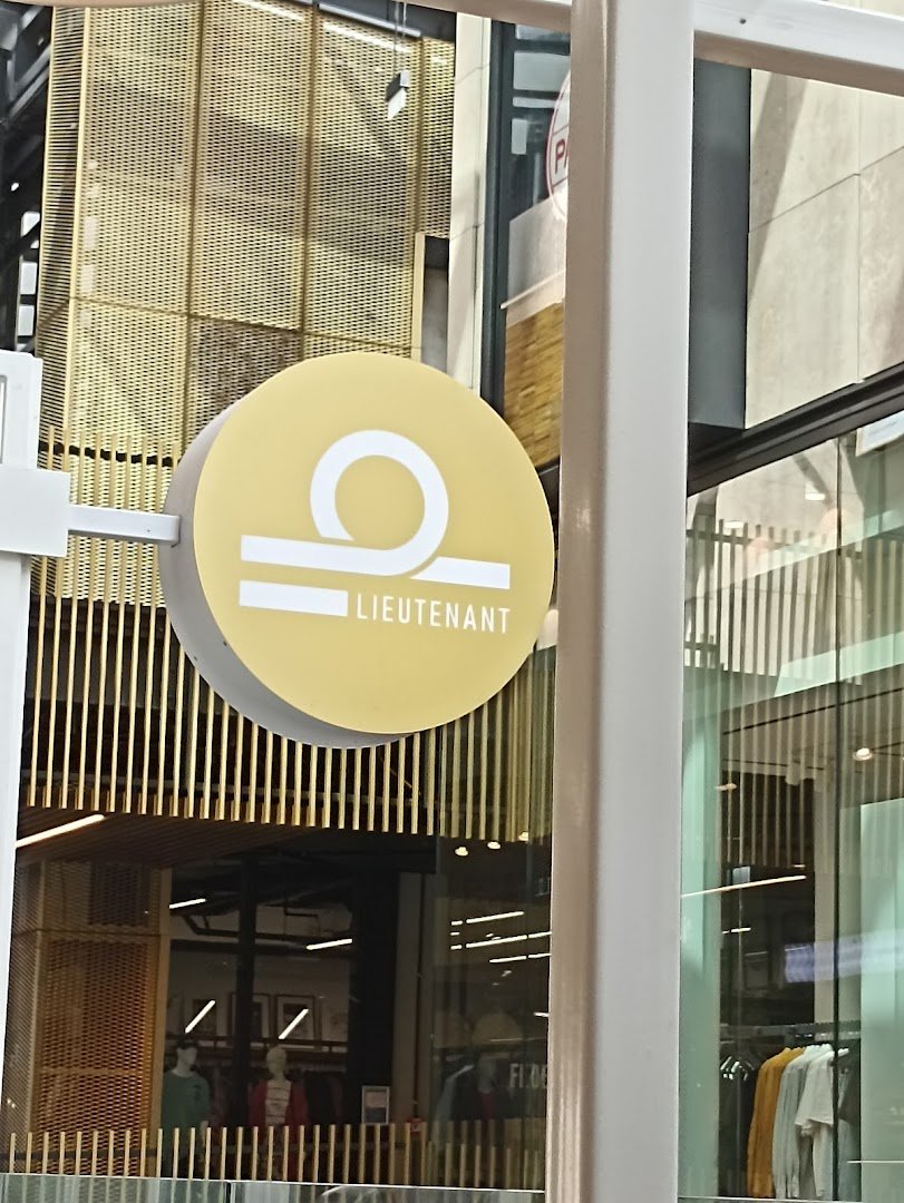 Signage at Lieutenant Coffee Bar & Eatery, specialty coffee shop in Auckland