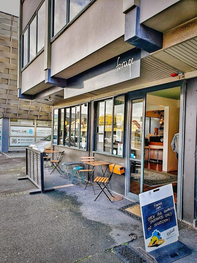 Storefront of Forage, specialty coffee shop in Auckland