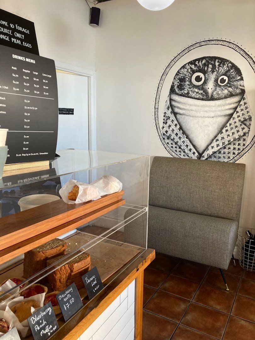 Interior of Forage, specialty coffee shop in Auckland