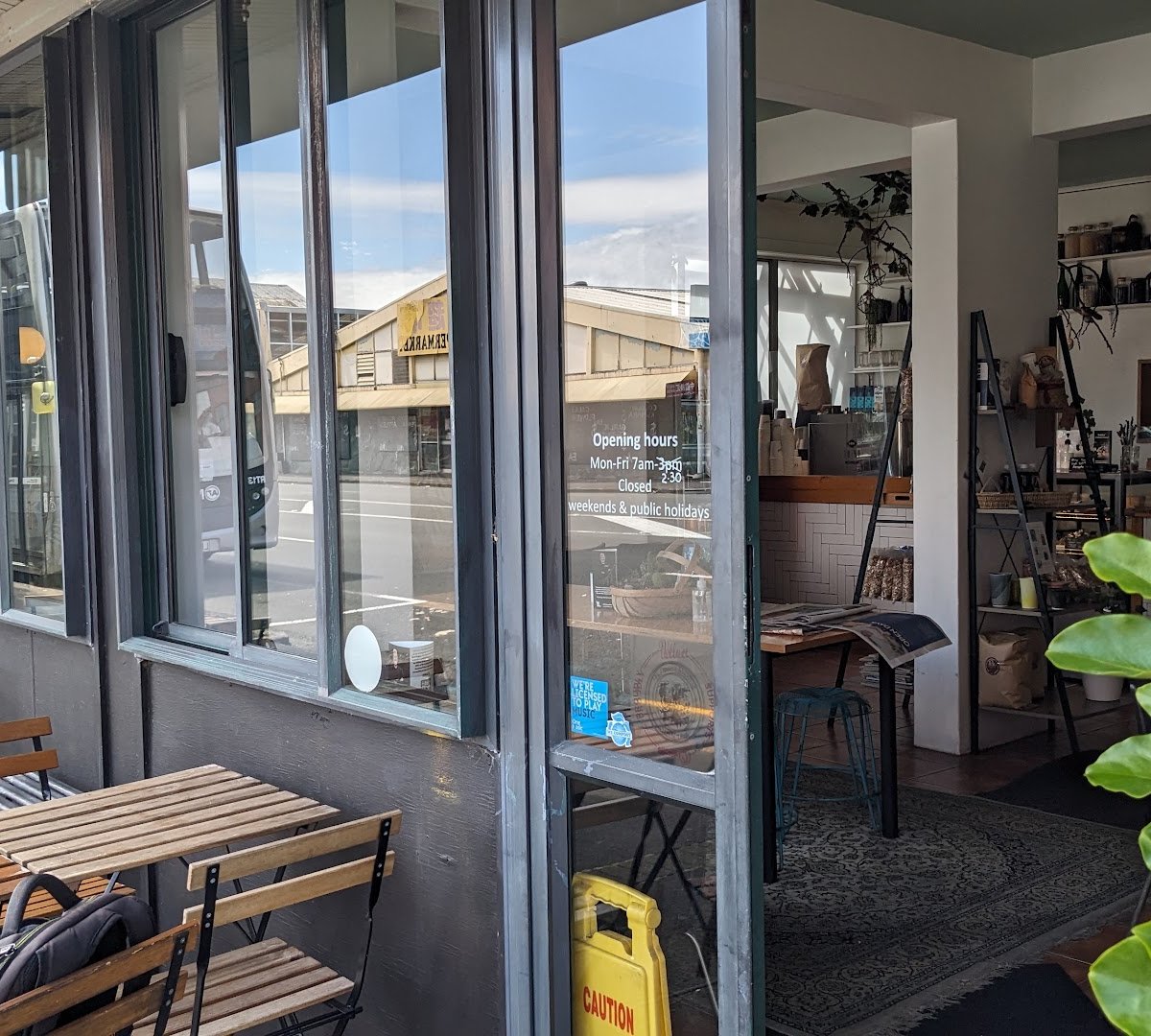 Storefront of Forage, specialty coffee shop in Auckland