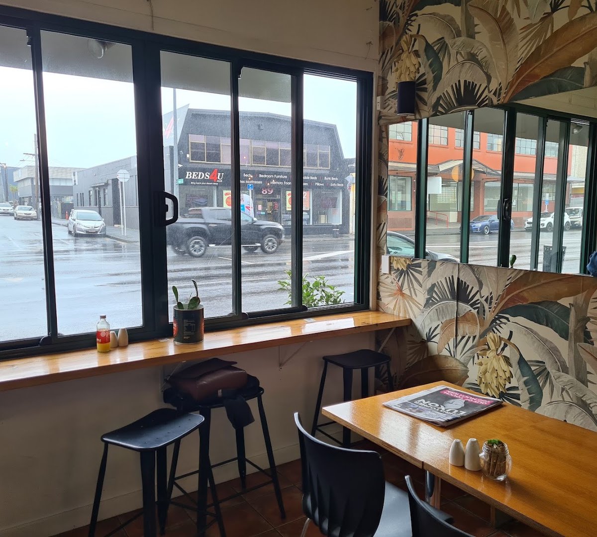 Interior of Forage, specialty coffee shop in Auckland