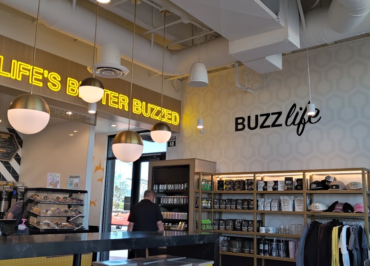 Interior of Better Buzz Coffee - Las Vegas, specialty coffee shop in Las Vegas