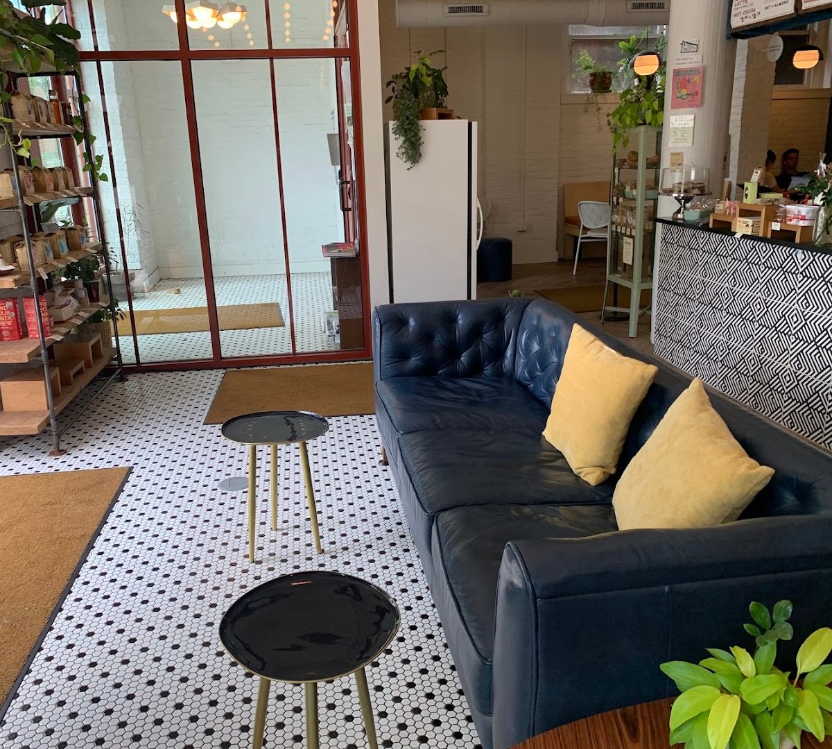 Interior of Rising Star Coffee Roasters, specialty coffee shop in Cleveland