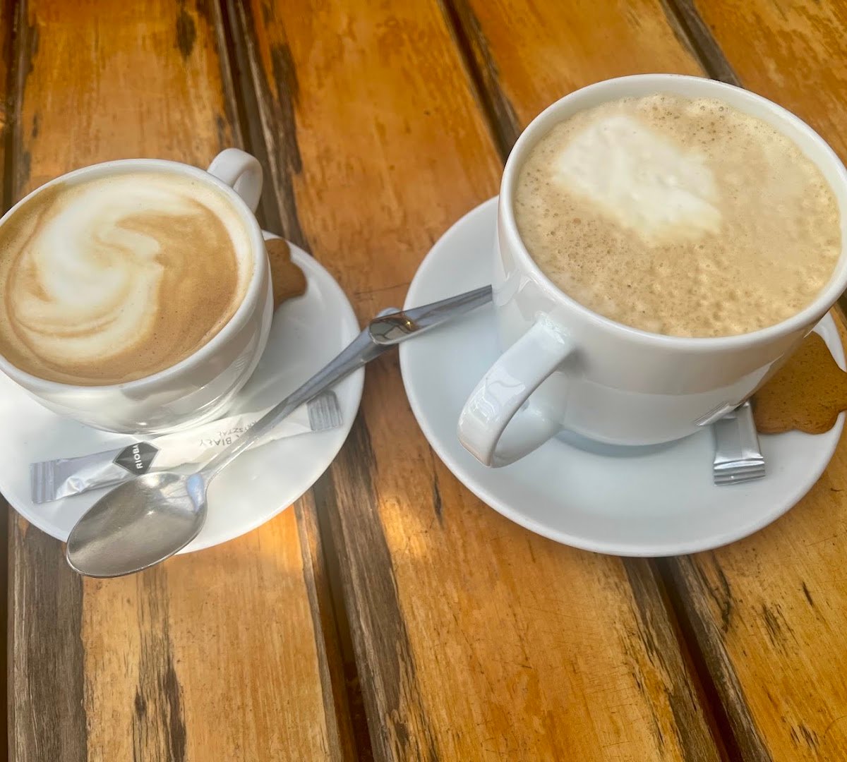 Coffee at Cafe Kafka, specialty coffee shop in Warsaw