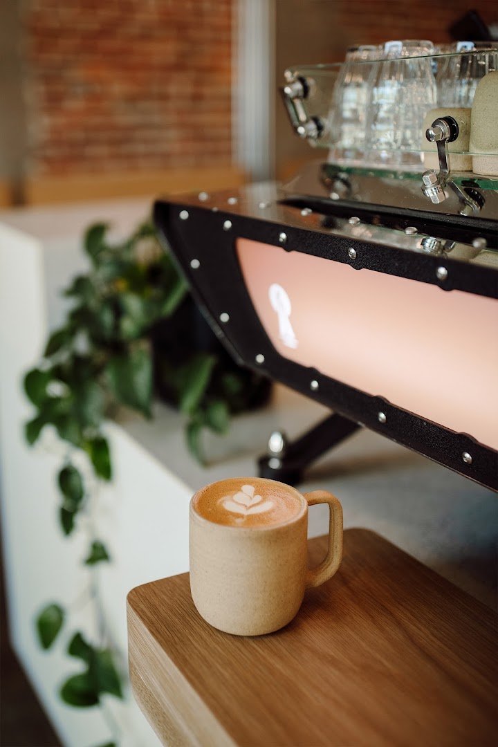 Coffee at Mast Coffee, specialty coffee shop in Sacramento