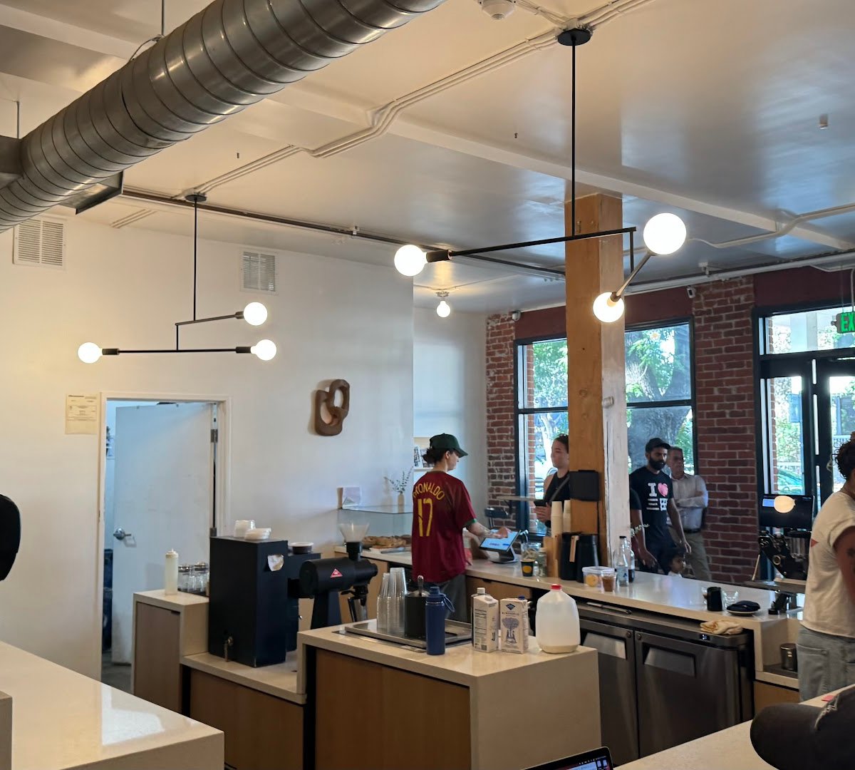 Interior of Mast Coffee, specialty coffee shop in Sacramento