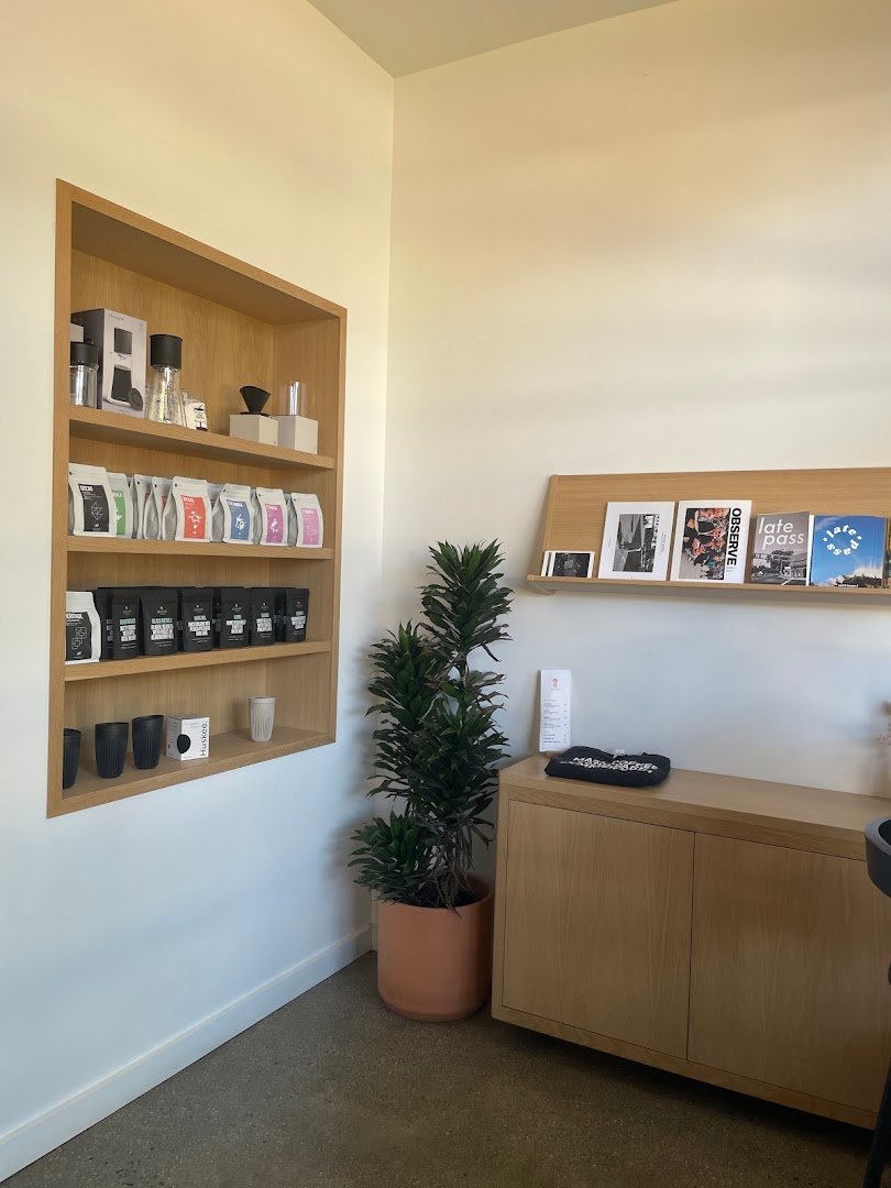 Interior of Mast Coffee, specialty coffee shop in Sacramento