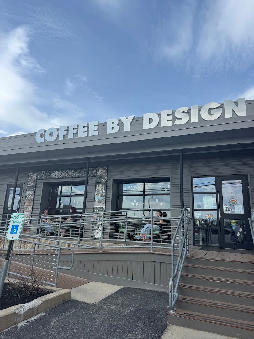 Storefront of Coffee By Design, specialty coffee shop in Portland